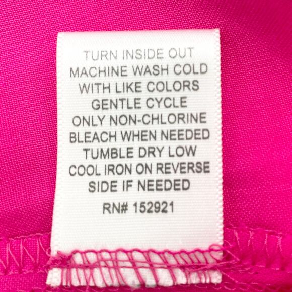 NEW Cloud & Sky Womens M Vibrant Bright Pink Mini Dress Square Neck Summer - Picture 8 of 10